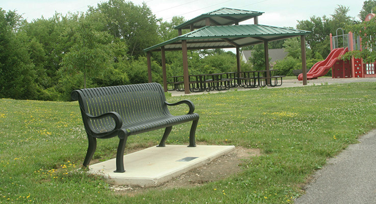 Repka bench pavilion playground