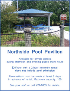 Pool Pavilion Rental