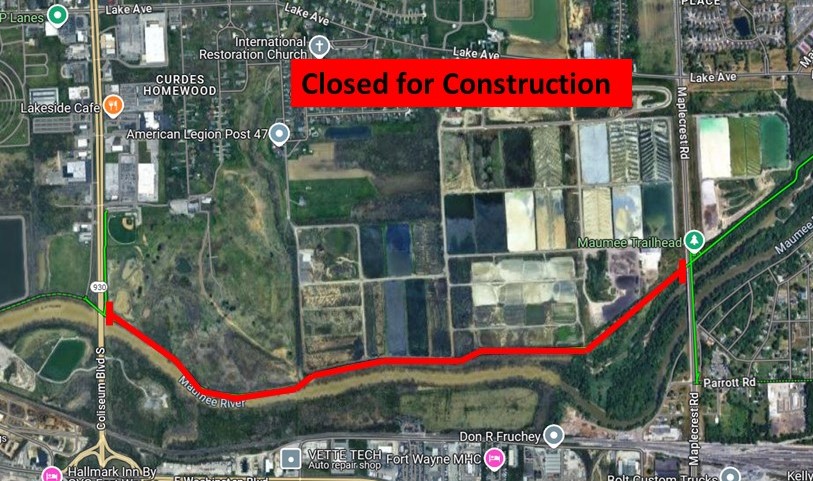 Maumee Pathway Closure 2025