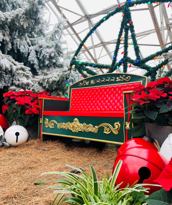 Santa Bench New in 2024 sm