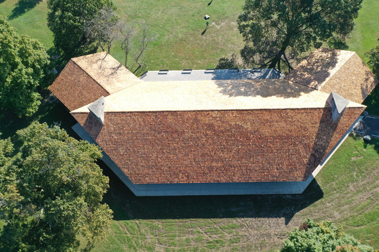 new roof large pavilion sm