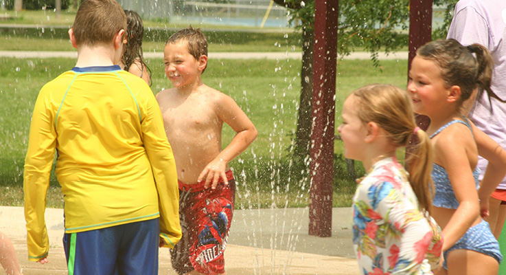 Splashpad running