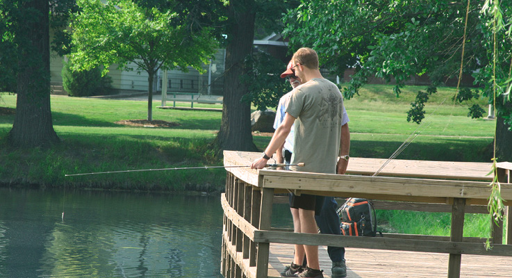 Lakeside fishing 2