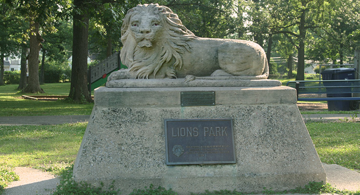 Lion monument