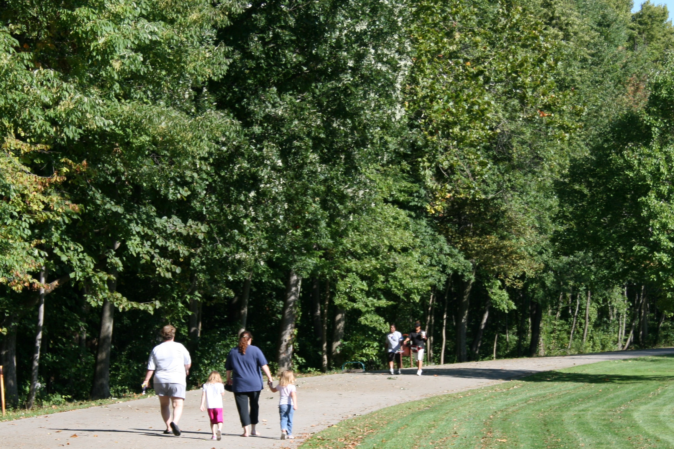 St Marys Foster Walkers Family, Foster Park, Rivergreenway, Fort Wayne Trails