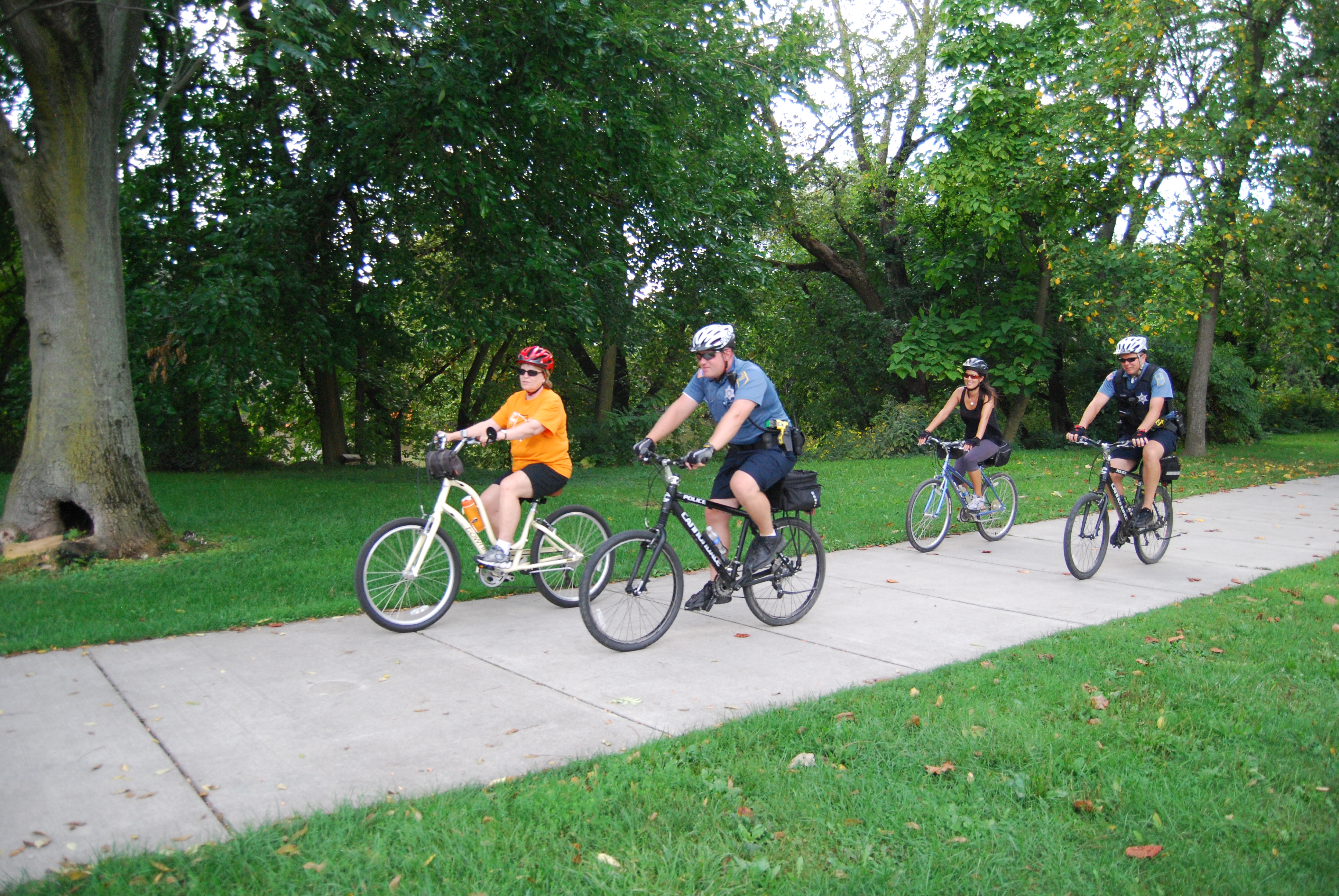 St Marys Old Fort FWPD T3, Trek the Trails, Bike Patrol, Rivergreenway, Fort Wayne Trails