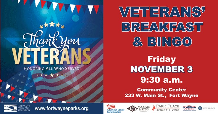 Veterans' Breakfast & Bingo