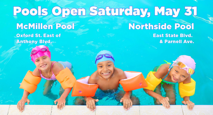 Pools Open Saturday, May 31st!